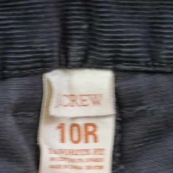 J Crew Corduroy Bootcut Western Pants Black Gray Mens 10R Vintage Stretch 33X32 - Picture 8 of 10